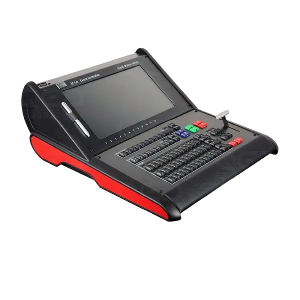 Controlador de vídeo Barco Event Master EC-50 visto en perspectiva
