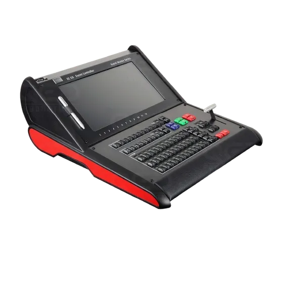 Controlador de vídeo Barco Event Master EC-50 visto en perspectiva