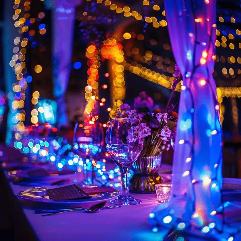 Servicios audiovisuales para bodas en un evento